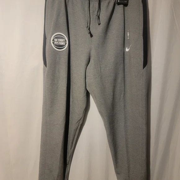 Nike Detroit Pistons Dri-Fit Athletic Pants Mens SZ 4XL-Tall 932966-032 - Picture 1 of 8